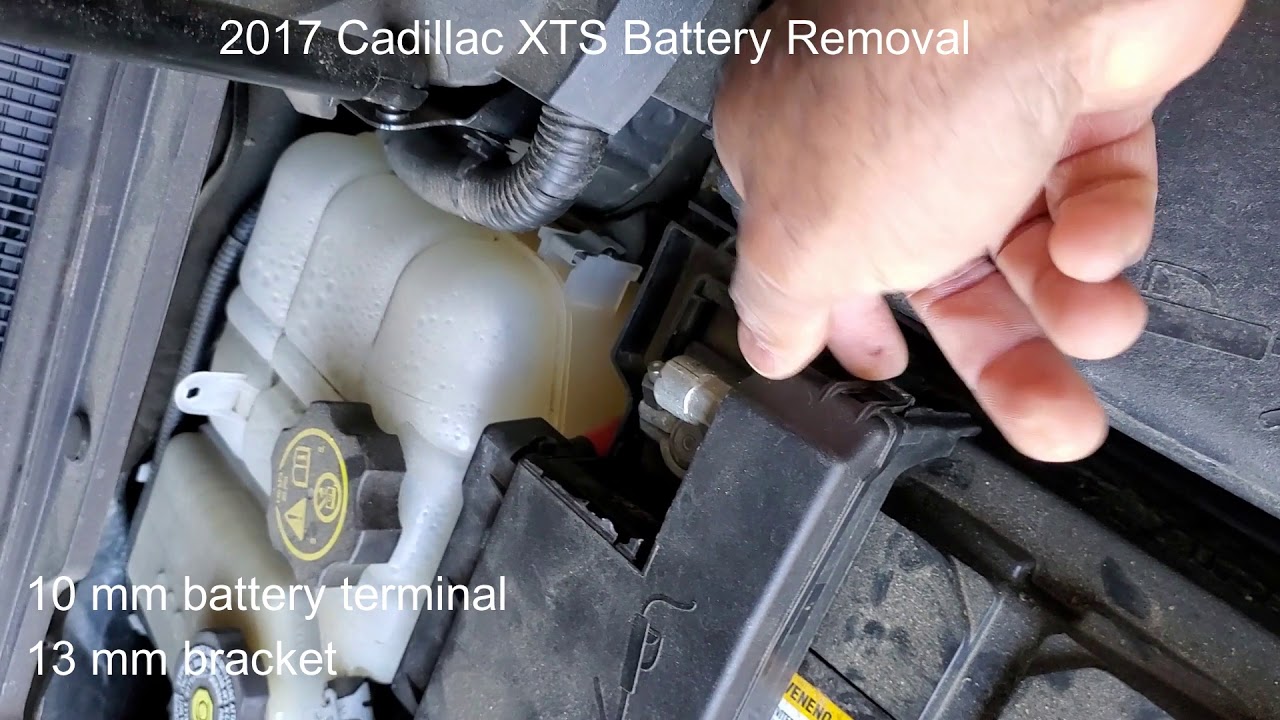 2017 Cadillac XTS Battery Removal