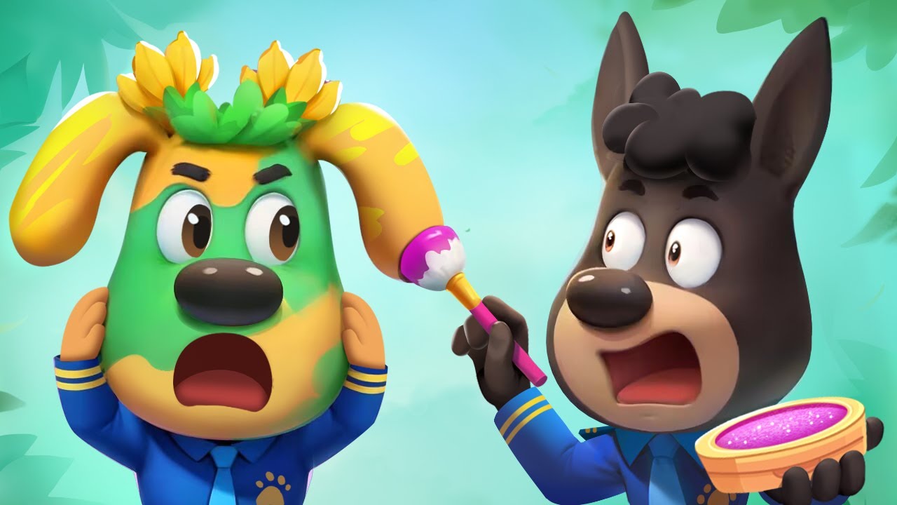 บทเรียนปลอมตัวนายอำเภอลาบราดอร์ | การ์ตูนเด็ก | เบบี้บัส | Kids Cartoon | BabyBus