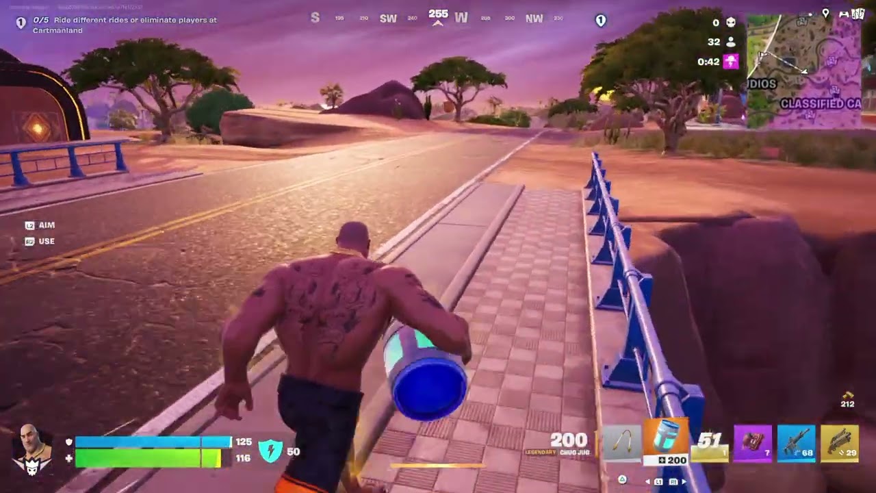 Playing fornite