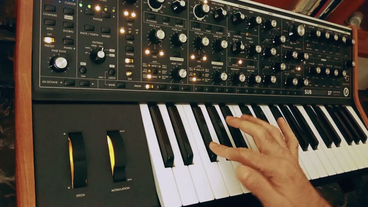 PYT Synth Bass Cover (M. Jackson) - Moog Subsequent 37