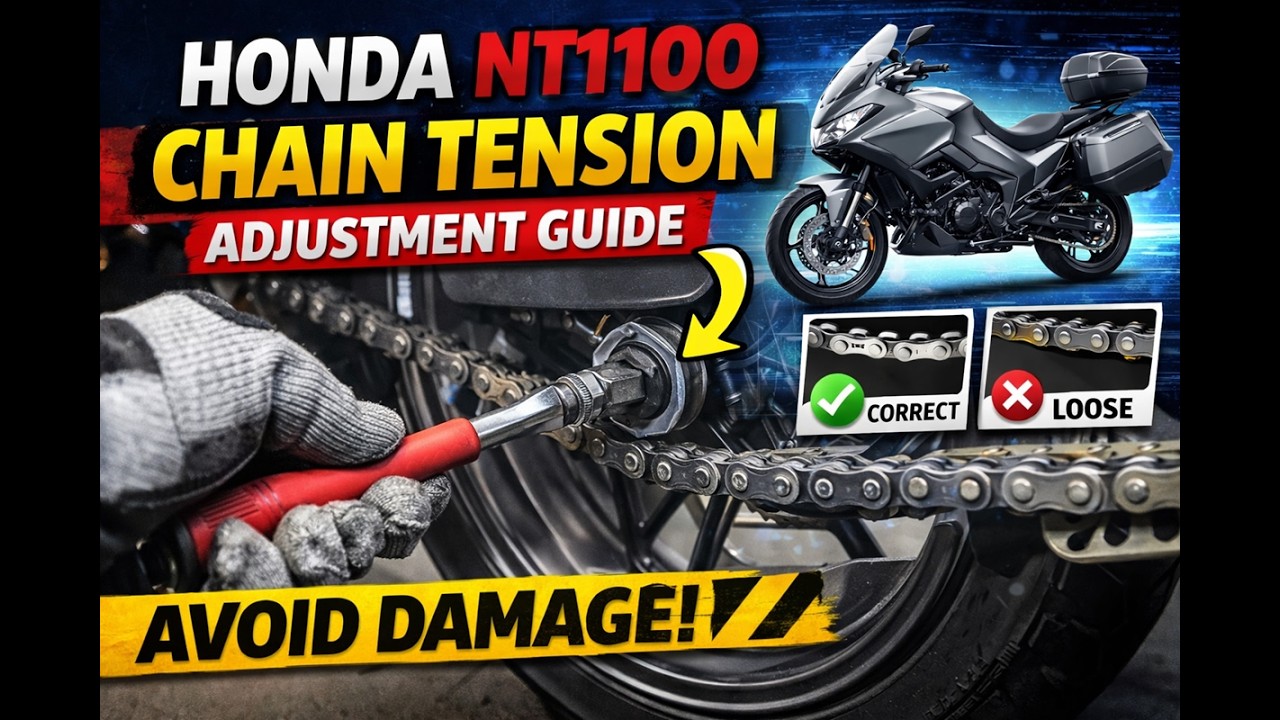 Honda NT1100 Chain Tension: Complete Adjustment Guide!