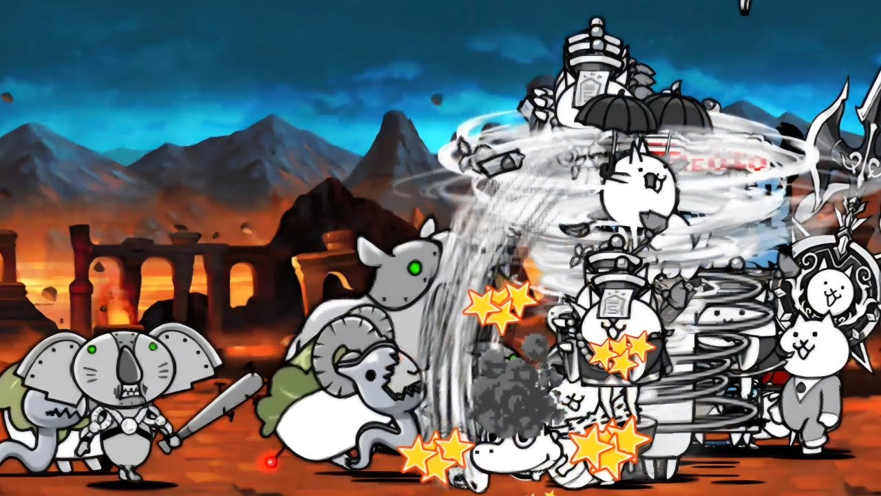 [냥코대전쟁] 기계반란군 - 재시동 Lv.MAX 메탈코알라...?