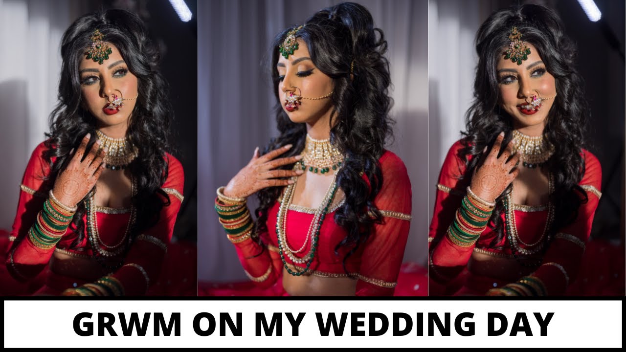 CHIT CHAT GRWM ON MY ACTUAL WEDDING DAY - YES I DID MY OWN MAKEUP AT 2 AM! | Hemali Mistry