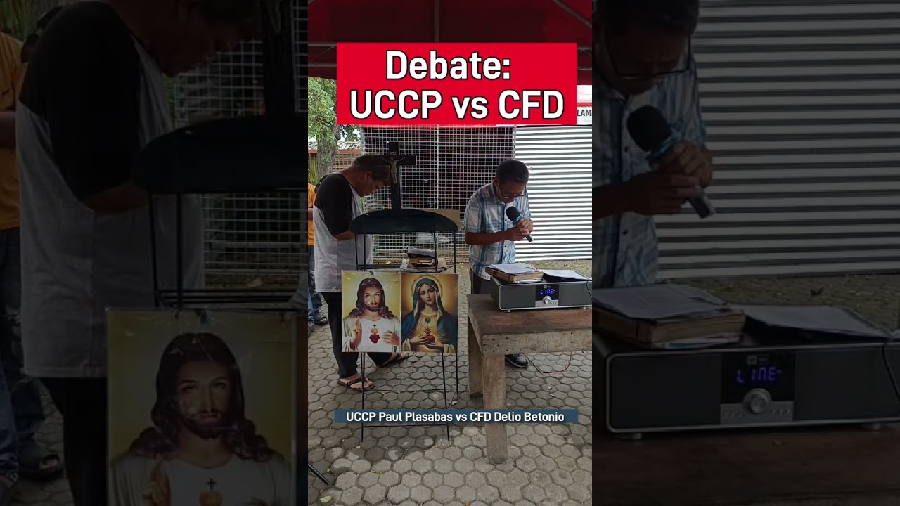 Debate: UCCP Topic Roman Catholic tinukod ni Lucifer (UCCP Paul Plasabas vs CFD Delio Betonio)