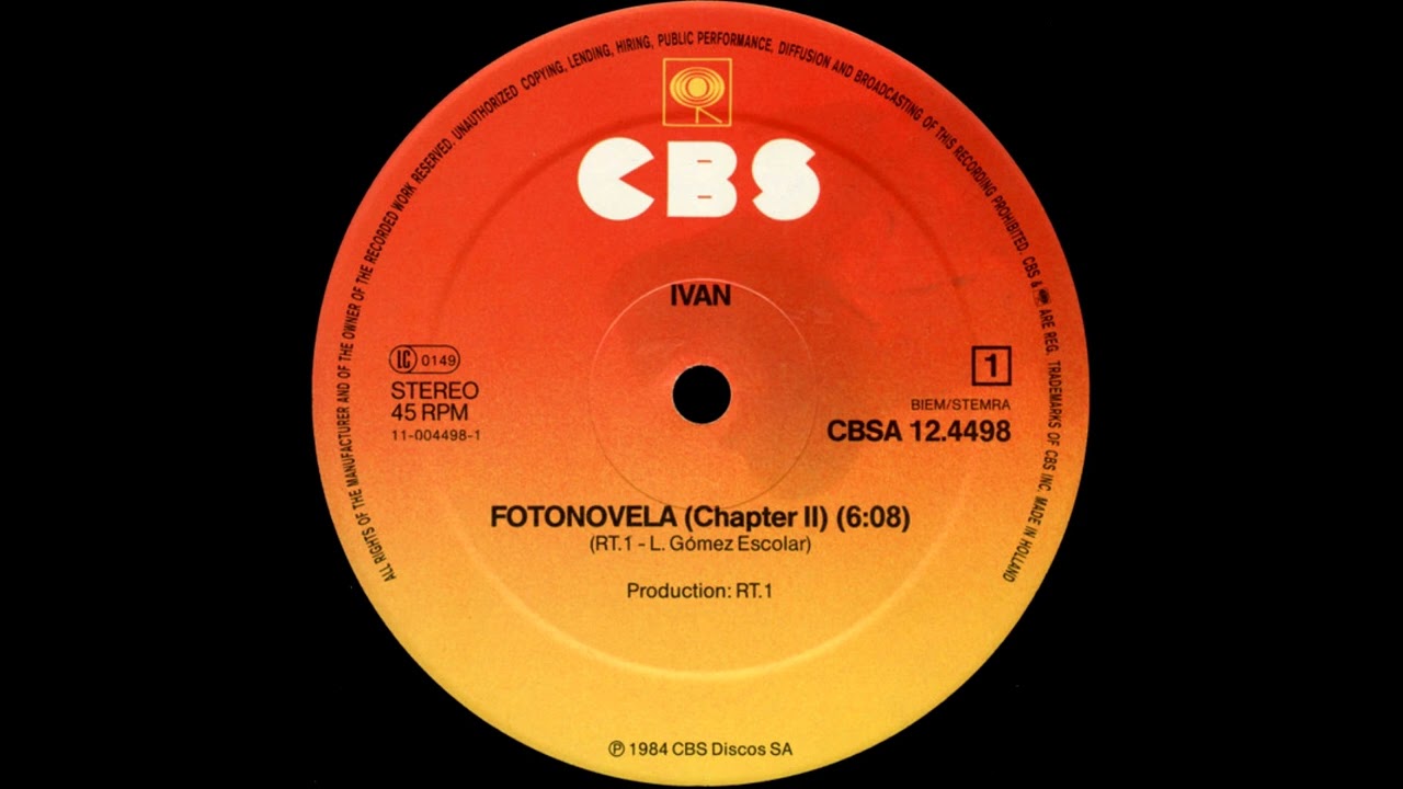 Ivan -  Fotonovela(1984)(karlmixclub extended remix spécial Chapter 1-2)