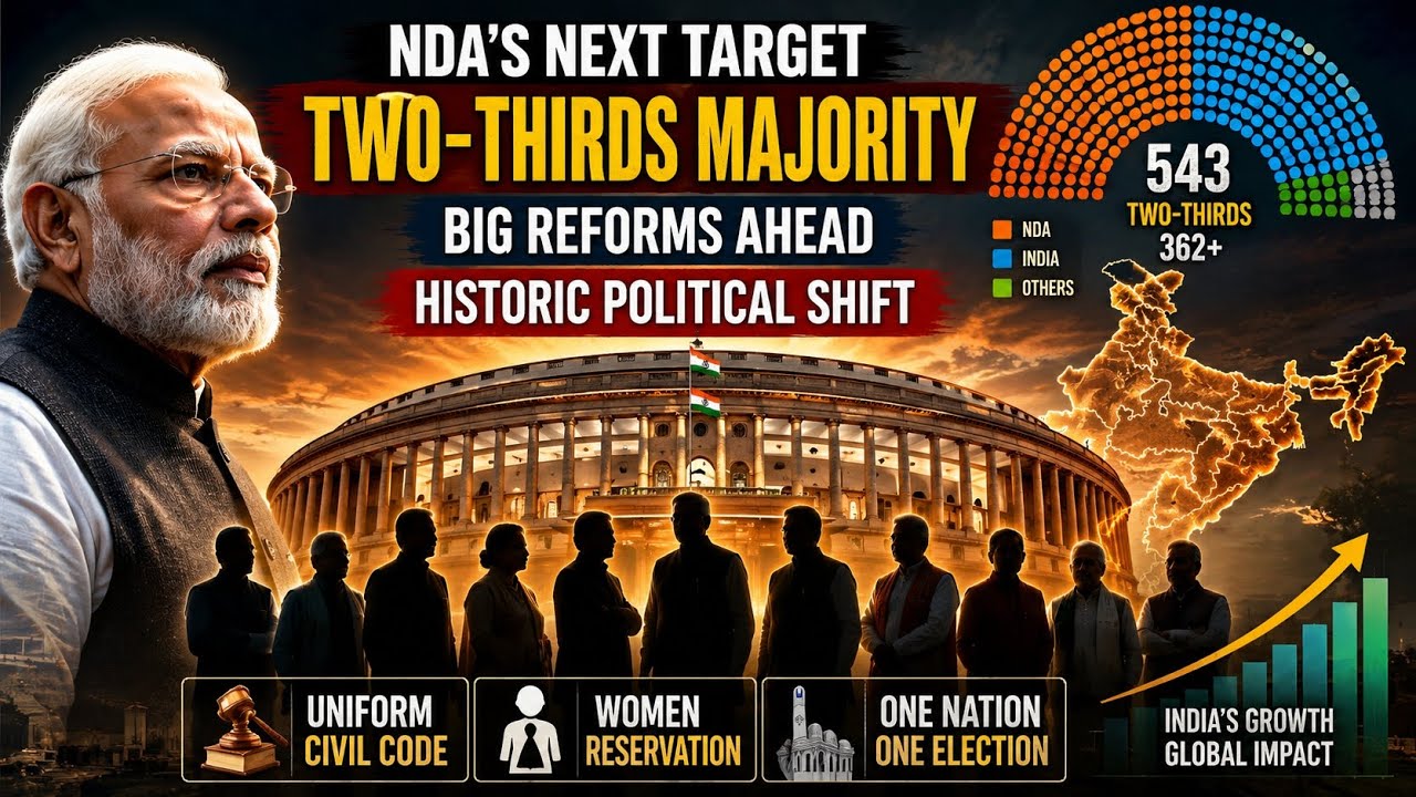Can NDA Reach a Two-Thirds Majority? The Future of Major Reforms in India