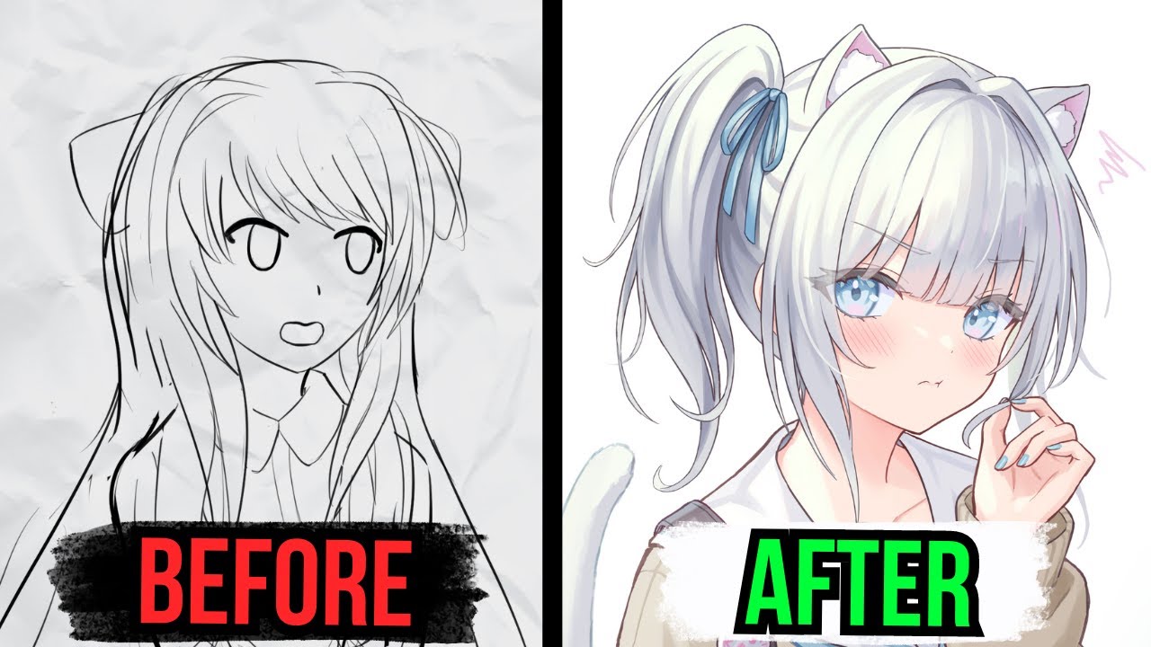 How to Color Anime Hair for Beginners