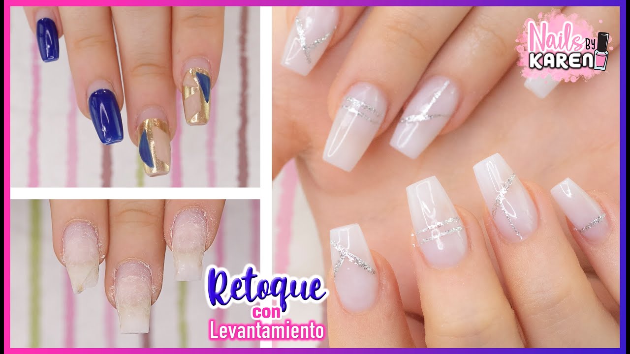RETOQUE DIFICIL en clienta Mucho LEVANTAMIENTO | NailsByKaren