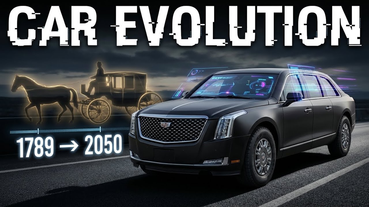 U.S. Presidential Vehicles Evolution (1789–2050) | From Carriages to the Ultimate AI Beast