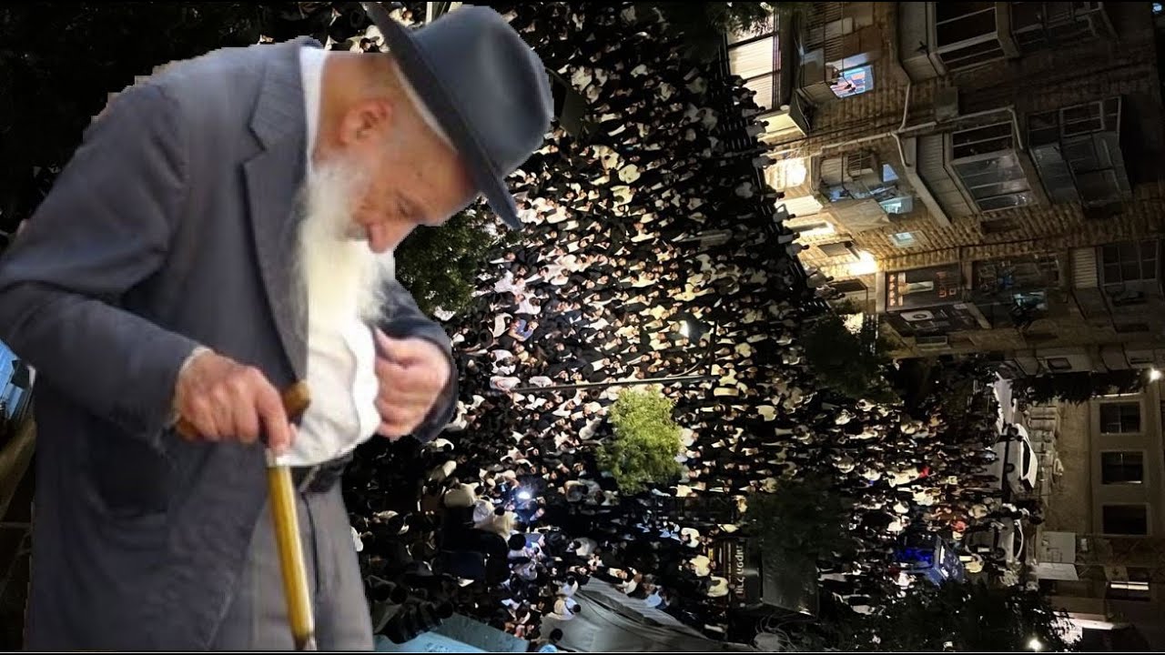 מסע ההלויה של עמוד העולם הסבא קדישא רבי שלום שמואלי זצוק