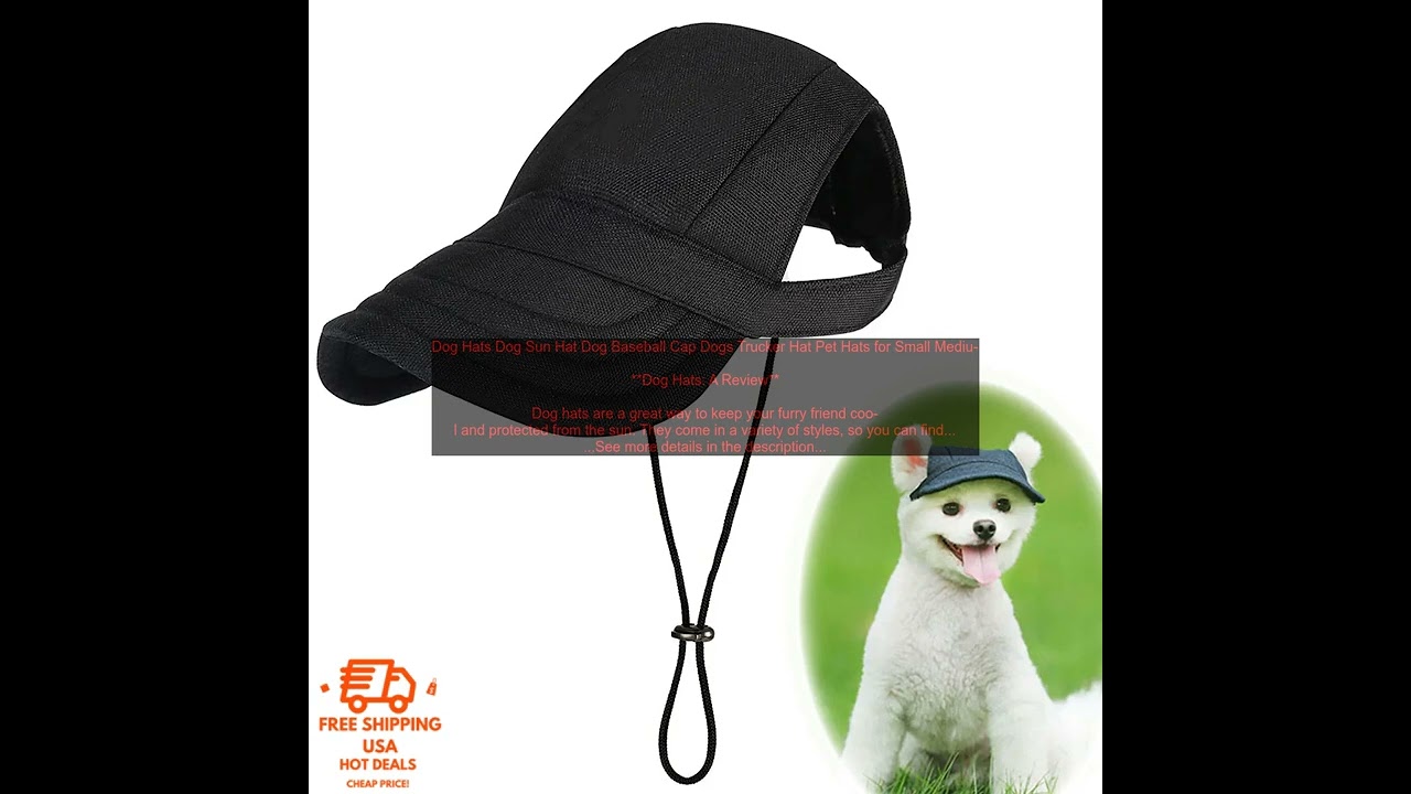 1005005772737784 Dog Hats Dog Sun Hat Dog Baseball Cap Dogs Trucker Hat Pet Hats for Sm
