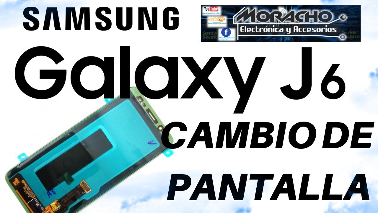 SAMSUNG J6 Como Destapar Y Cambiar Pantalla - Tutorial -