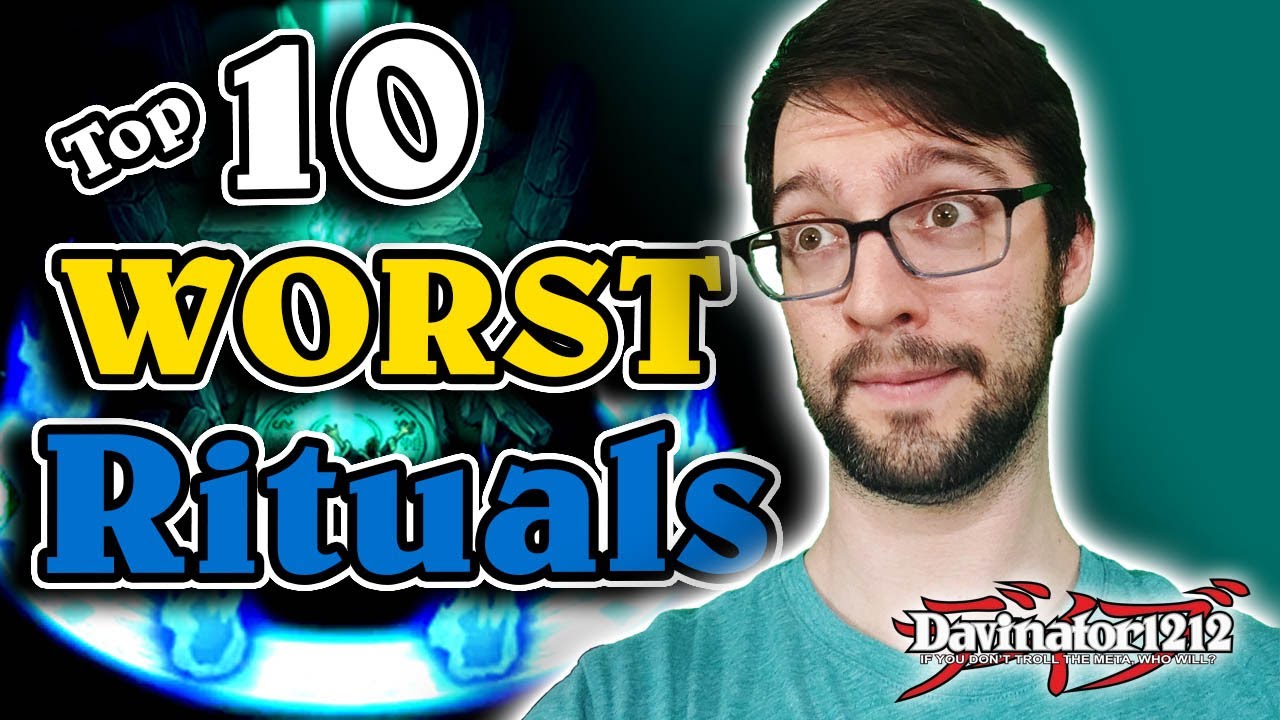 10 ХУДШИХ ритуальных монстров в Yu-Gi-Oh!