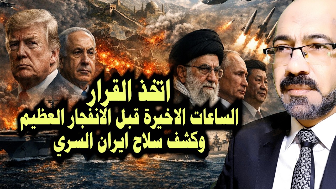 تم اتخاذ القرار وباقى ساعات على الانفـ ـجار العظيم وكشف سـ ـلاح ايران السري