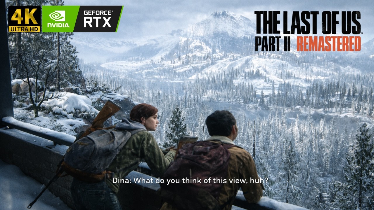 THE LAST OF US 2 REMASTERED| Part 1 | Gameplay [4K] 60FPS GeForce RTX 4050 Laptop GPU -No Commentary