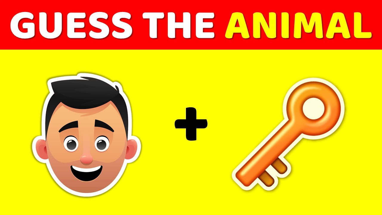 Can You Guess The ANIMAL From Emojis? | Emoji Guess Challenge | Animal Emoji Puzzle | Emoji Quiz