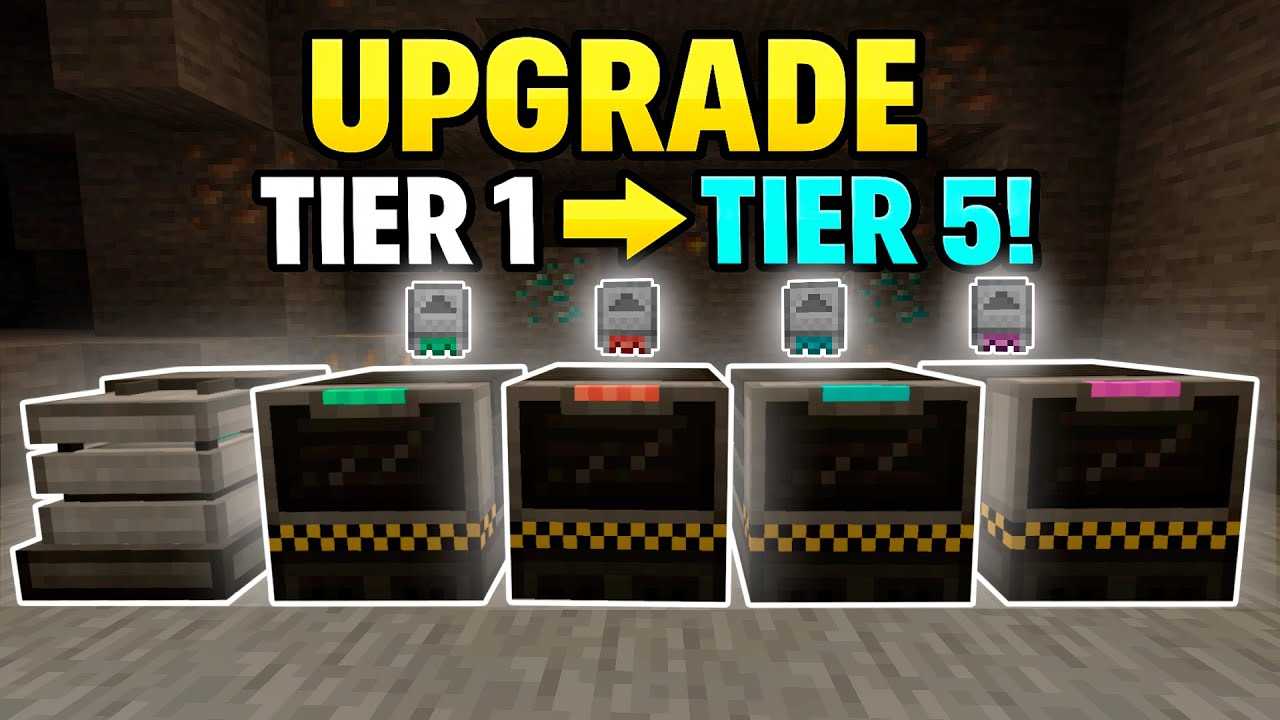 UPGRADE DO TIER 1 AO TIER 5! 🚀 Evolua TODAS as Máquinas | Mekanism