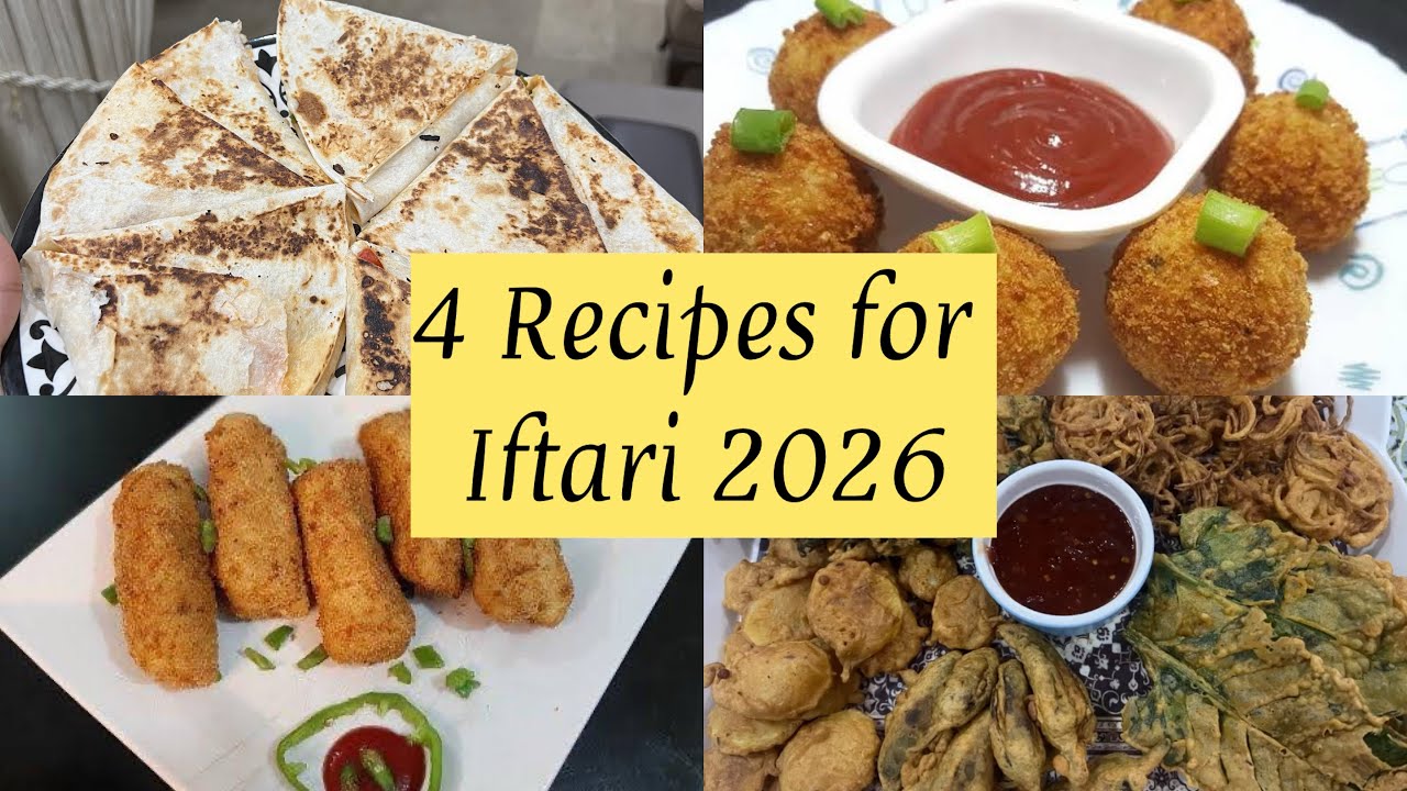4 Recipes for Iftari 2026| sobia’s world 