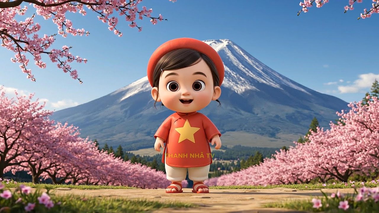 Cùng Thanh Nhã Du Lịch Nhật Bản các bạn nhé ! Hoạt hình thiếu nhi
