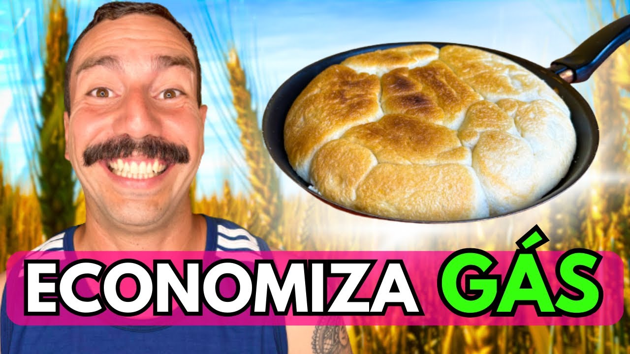 O PÃO DE FRIGIDEIRA MAIS FÁCIL DO MUNDO