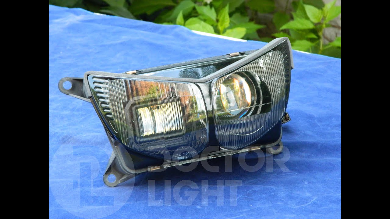 Yamaha TDM 850 reflektor FULL LED Soczewka Bi-LED + dodatkowe światło drogowe. (DOCTOR LIGHT)