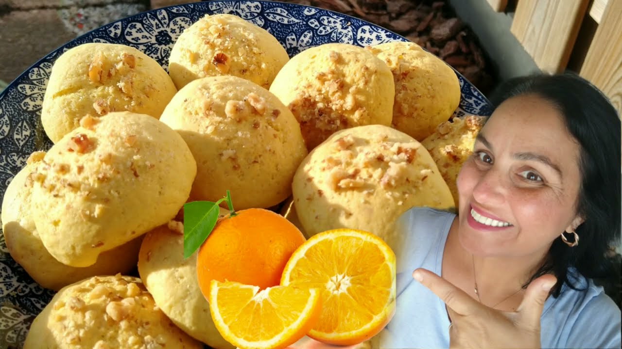 Turkish Orange Cookies #orange #orangecookies #portakallıkurabiye