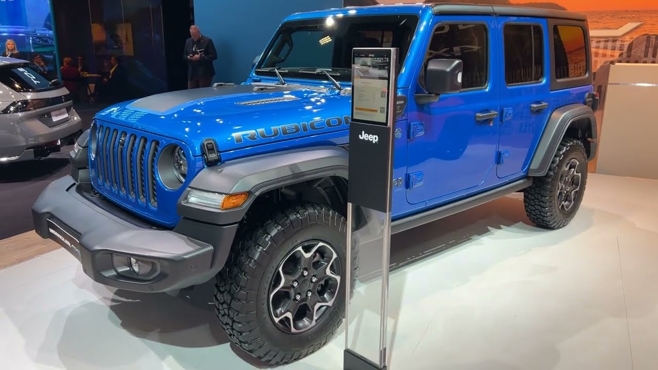 2023 Jeep Wrangler Rubicon 4xe Interior and Exterior Brussel Motor Show 2023