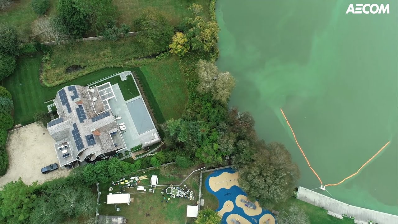 Pilot testing our algae harvester on Lake Agawam