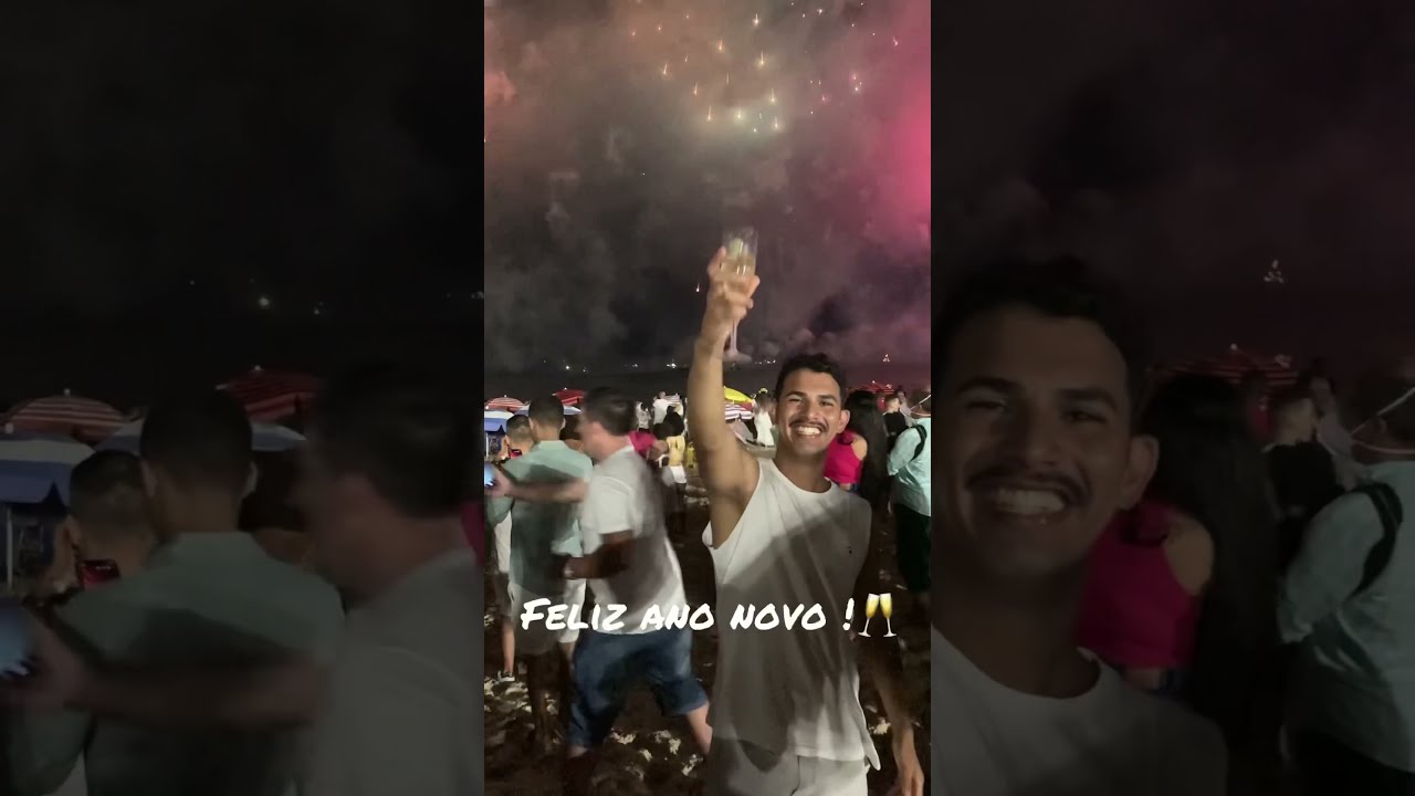 QUEIMA DE FOGOS -COPACABANA/RJ 2022  #r&eacute;veillon  #viradadeano  #copacabana #reveillon