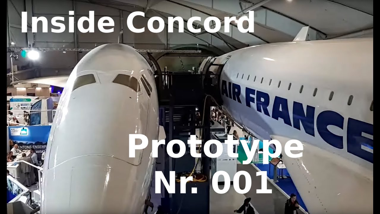 Inside the Concord Prototype | Le Bourget Airport Paris
