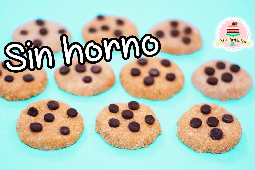 GALLETAS CHOCO CHIPS SIN HORNO | 3 INGREDIENTES | MIS PASTELITOS KIDS
