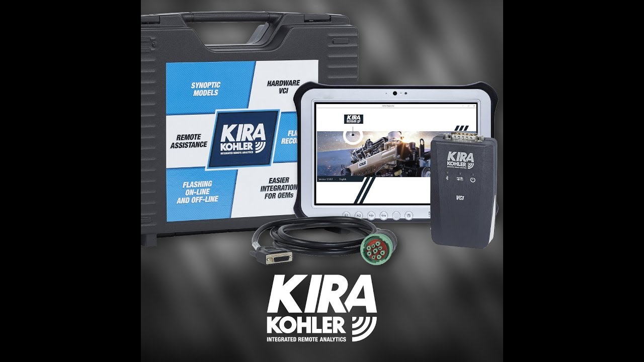 KIRA, Kohler Integrated Remote Analytics, a new diagnostic software by Kohler