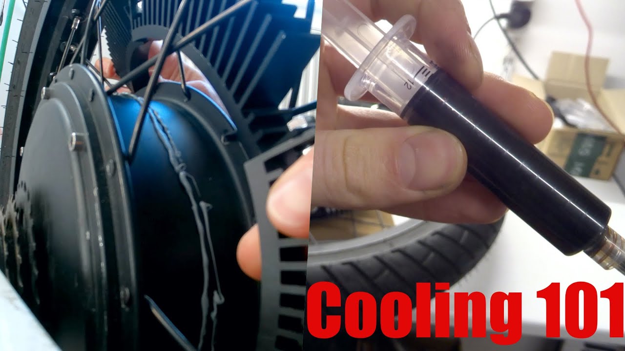 Keep it cool! (with Hubsinks and Ferrofluid) -  8kW Enduro MSVA eBike V3 Build - Part 19