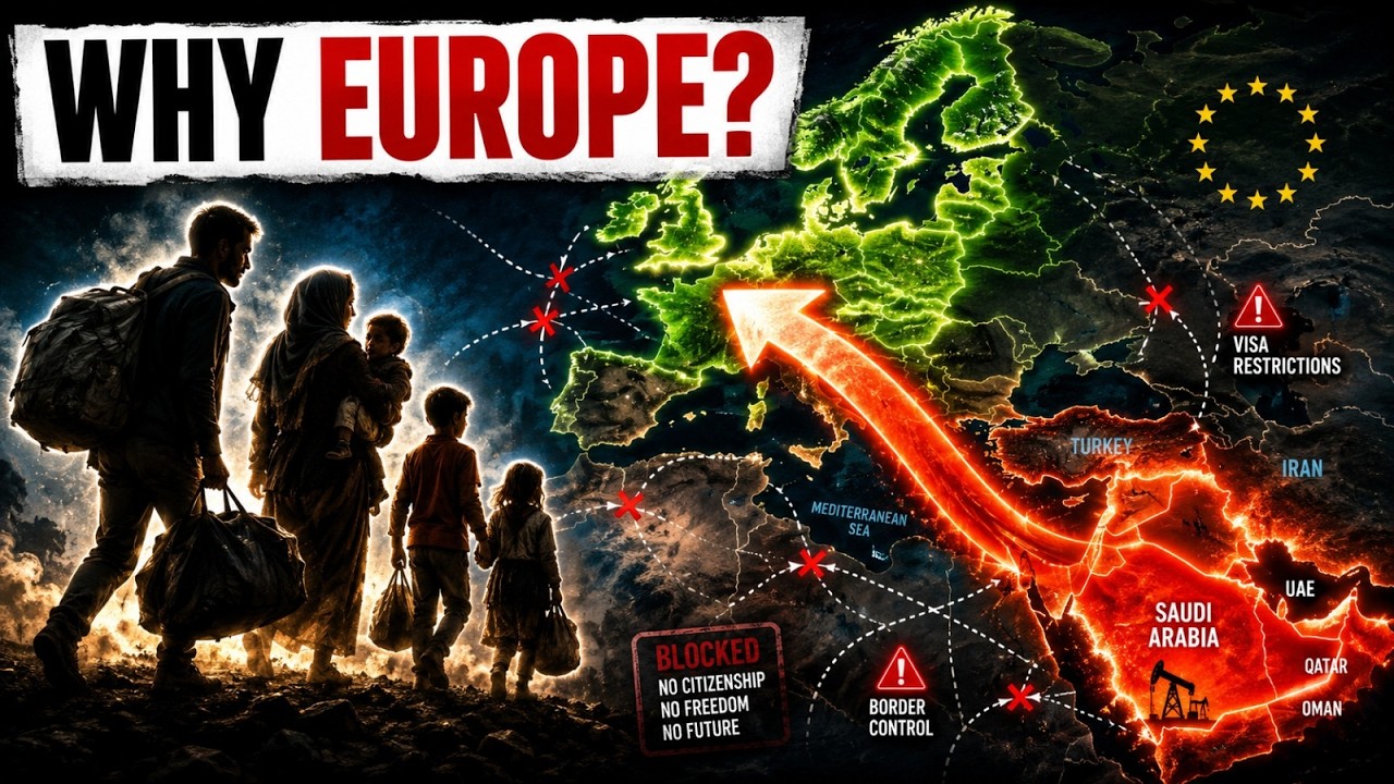 Почему мусульманские беженцы бегут в Европу, а не к богатым соседям-мусульманам