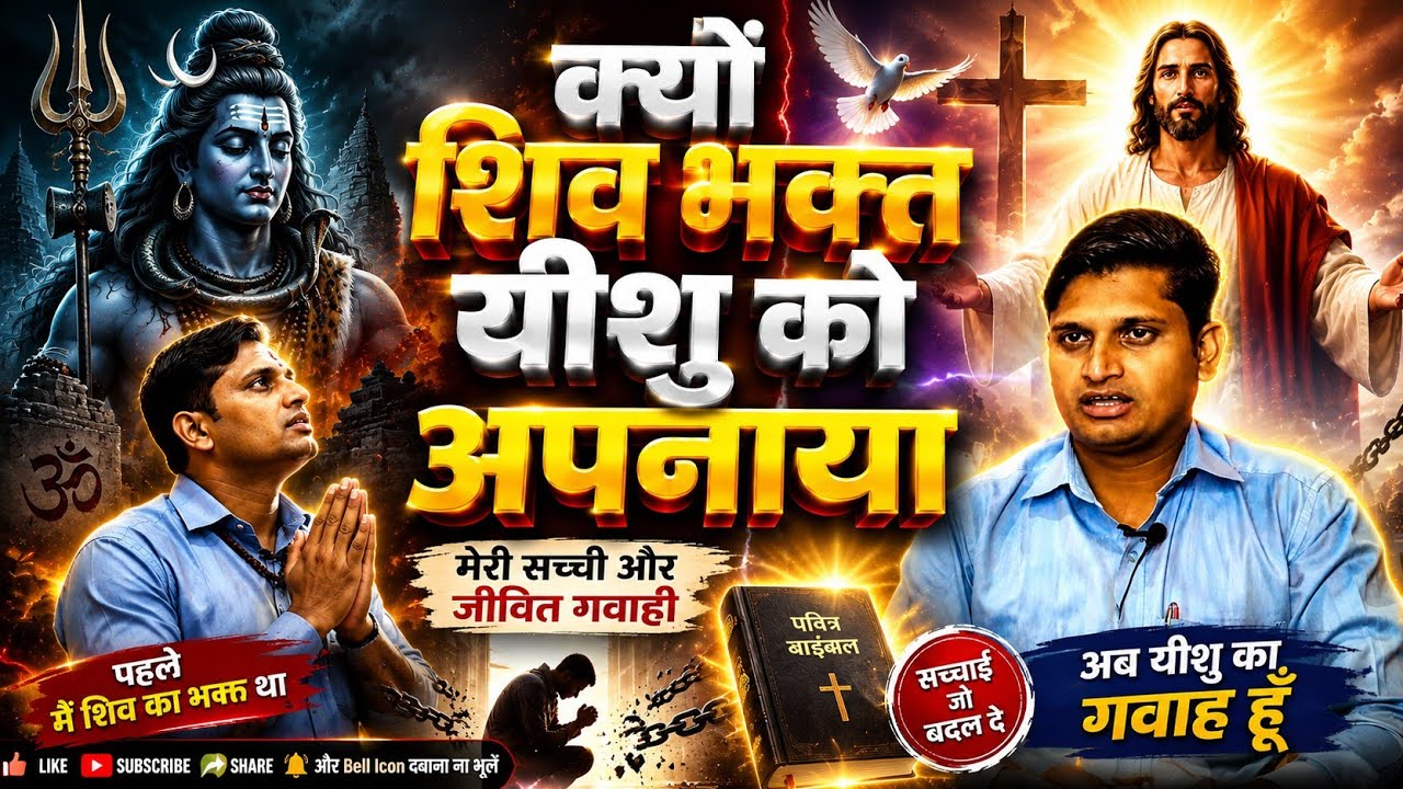 शंकर का पुजारी बना यीशु भक्ति: जाने चौंकाने वाली सच्चाई ? testimony in Hindi