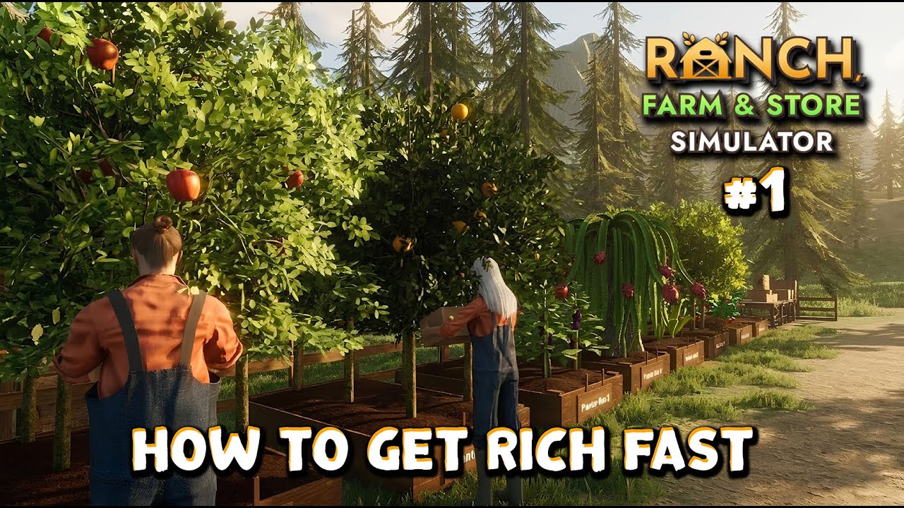 Ranch Farm and Store Simulator PART #1 -  No Commentary Long Gameplay