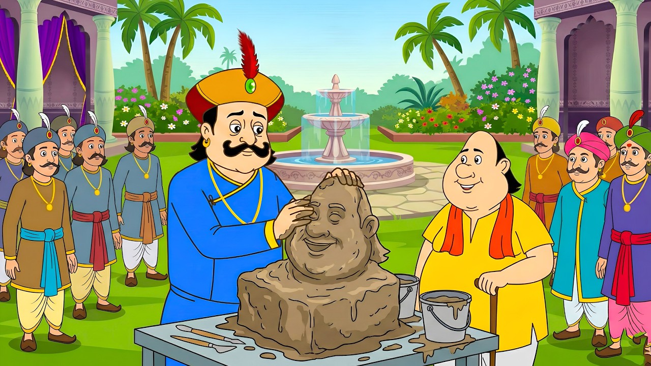 রাজা নিজের হাতে মাটি দিয়ে গোপাল ভাঁড়ের মূর্তি তৈরি করেছিলেন। | Gopal Bhar |episode