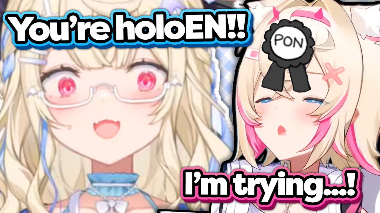 Mococo started to forget how to speak English after spending almost 2 weeks away in the demon realm