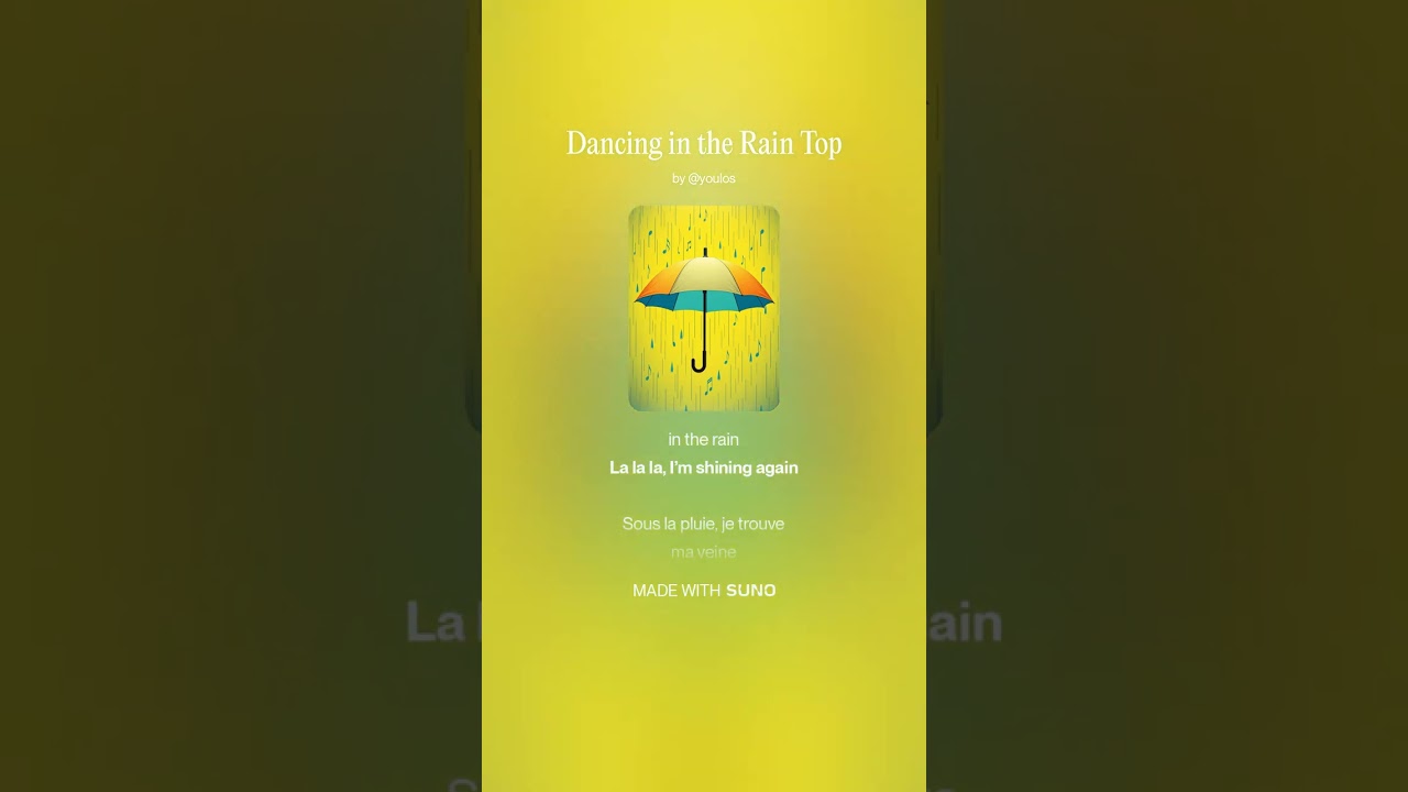 Dancing in the Rain Top