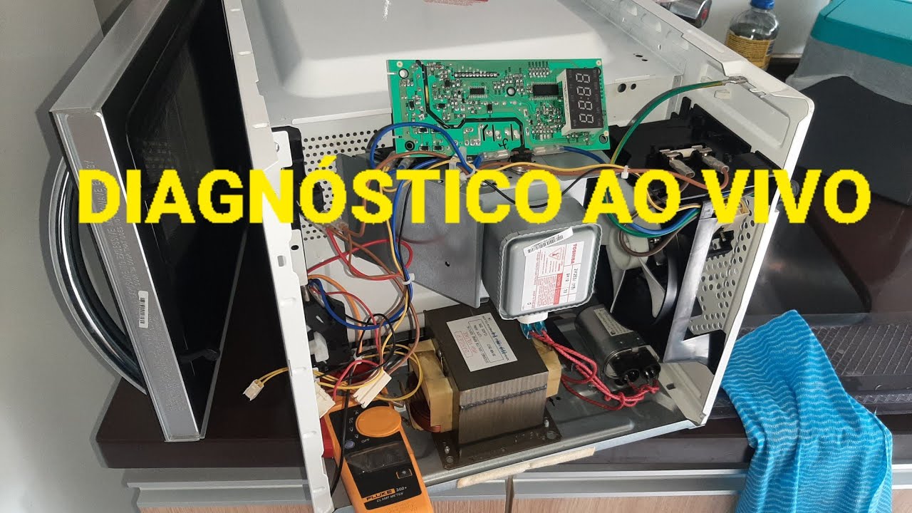 FORNO MICROONDAS PHILCO FUNCIONA, MAS N&Atilde;O ESQUENTA. AO VIVO!