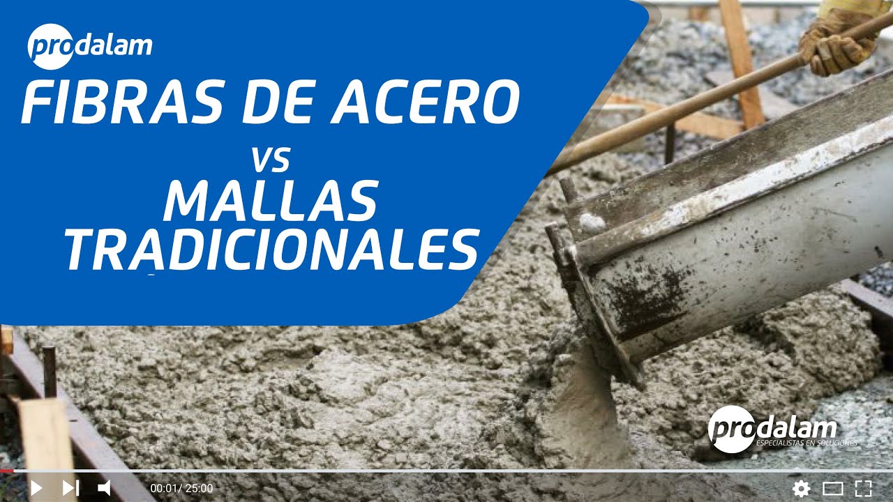 Fibras de acero vs Mallas (Refuerzo de Hormigón)