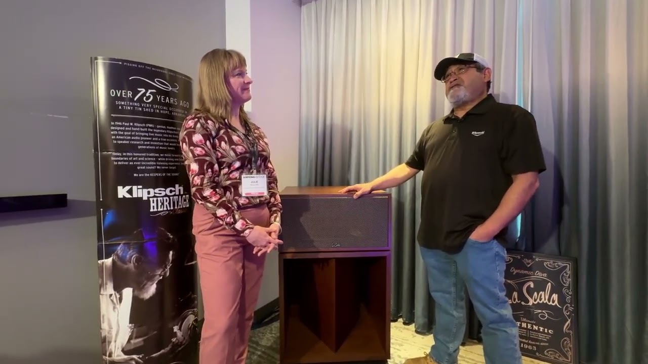 Klipsch La Scala AL6 Goes Active — Roy Delgado Unveils Heritage DSP | AXPONA 2025