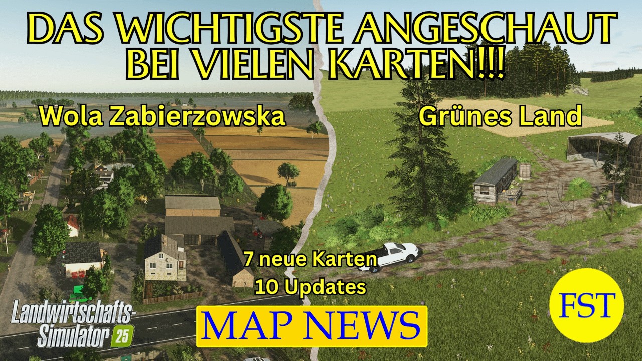 LS25 MAP NEWS Das Wichtigste Angeschaut bei vielen Karten!!! 7.-9.3.26 LS25 Mapvorstellung