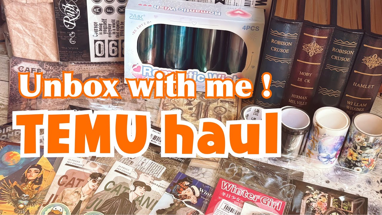 【haul】TEMU購入品紹介＆コラージュ