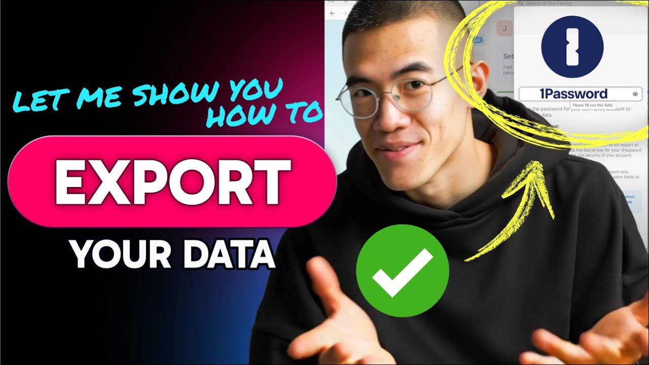 How to EXPORT DATA in 1Password (Step by Step)
