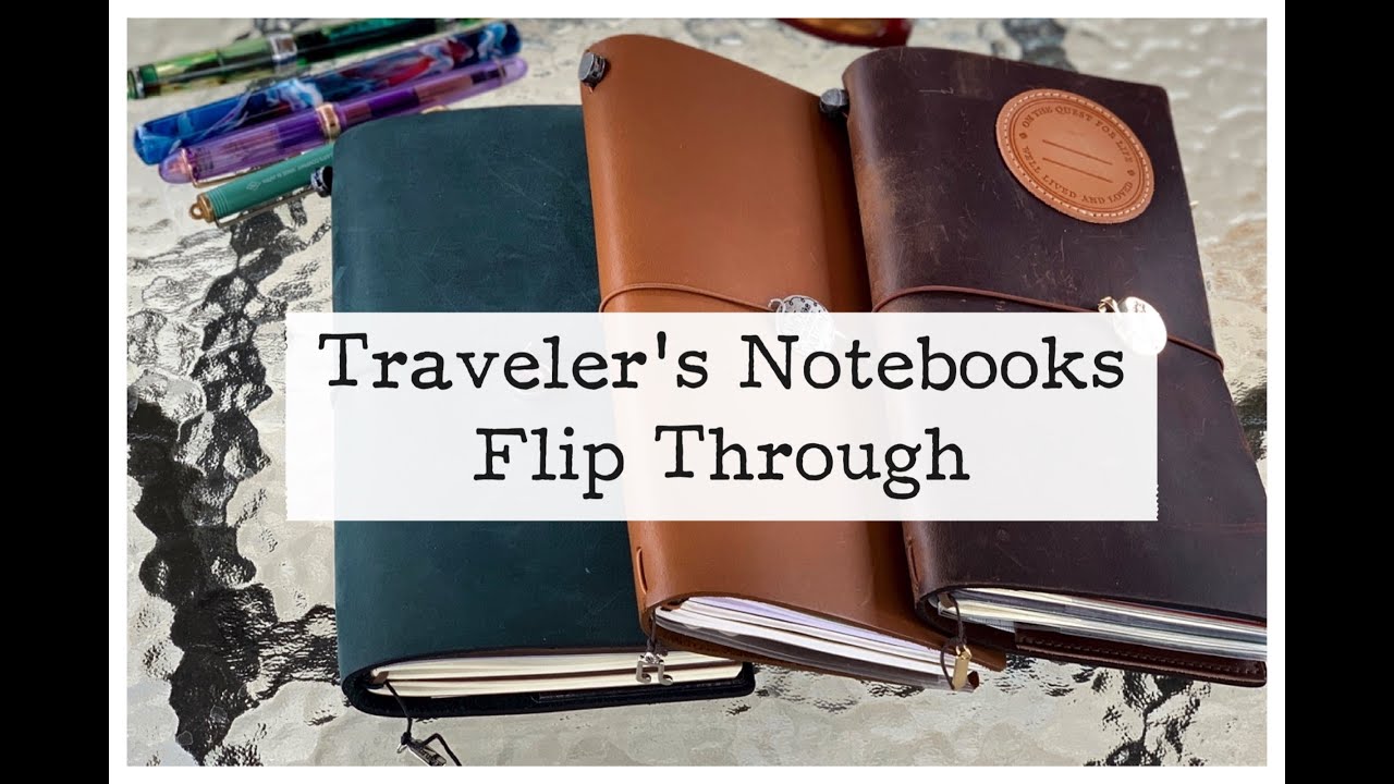 Traveler's Notebooks Flip Through