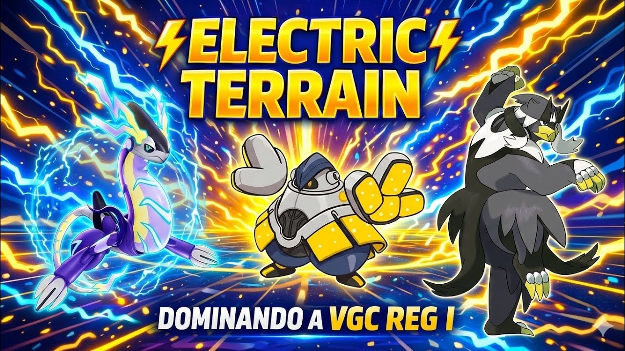 TESTEI ELECTRIC TERRAIN NA VGC REG I… OLHA O QUE ACONTECEU | Pokémon Showdown 