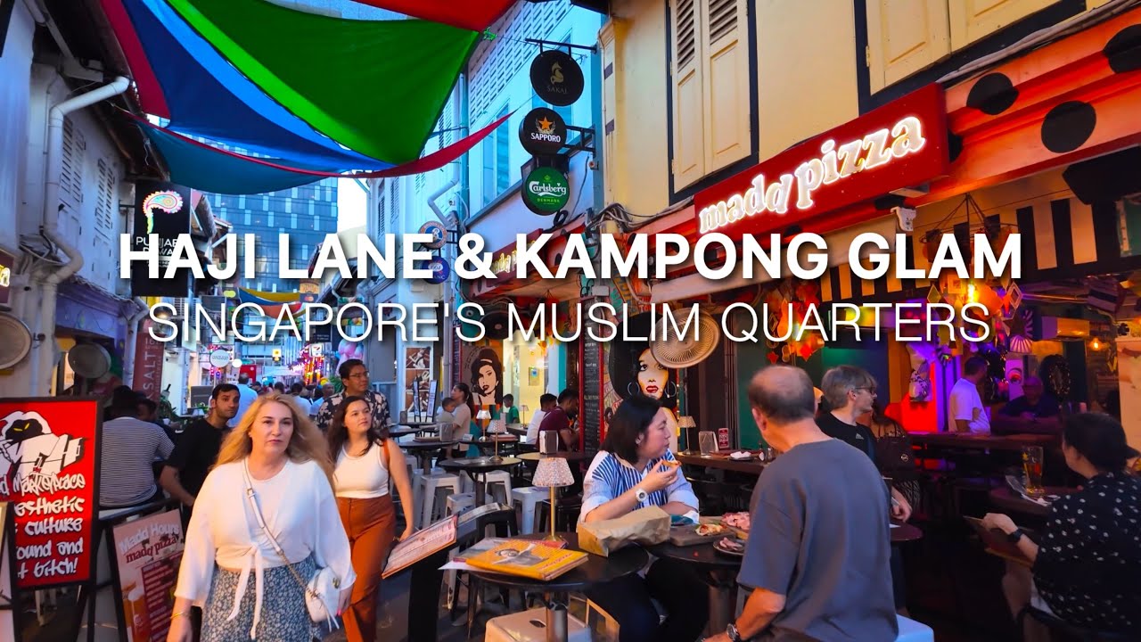 Singapore's Muslim Quarter - Haji Lane & Kampong Glam [4K]