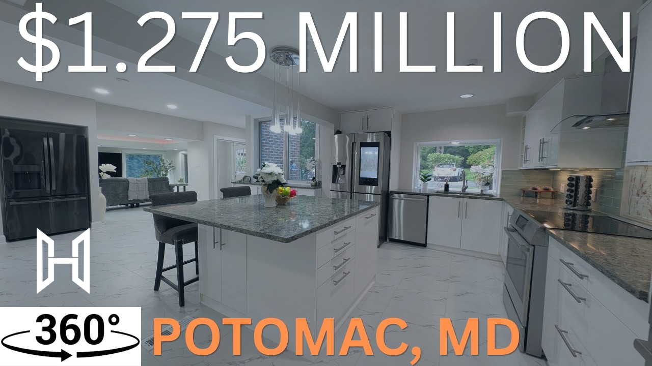 $1.275M | Potomac, MD | 360 Property Tour | Timberwood of Potomac | Montgomery County | Churchill HS