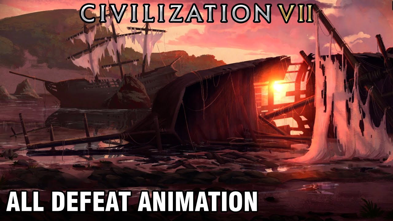 CIVILIZATION 7 ALL DEFEAT ANIMATION (3 DIFFERENT) | ALL ENDING (4K)